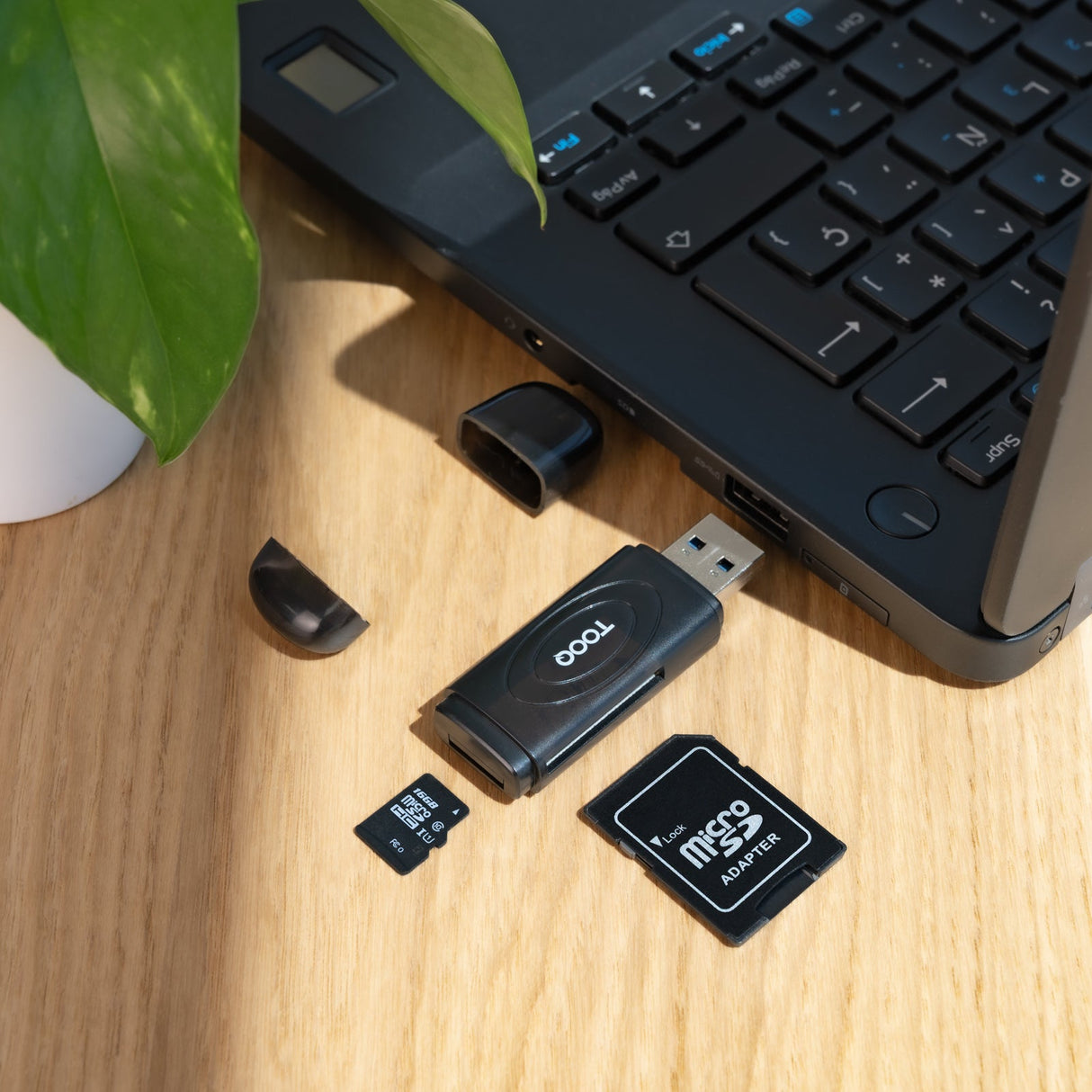 Lecteur de Cartes externe USB-A 3.0 TooQ TQR-3002B (Gris)
