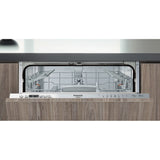 Lave-vaisselle tout encastrable HOTPOINT HI5030W - 14 couverts - Induction - 43dB