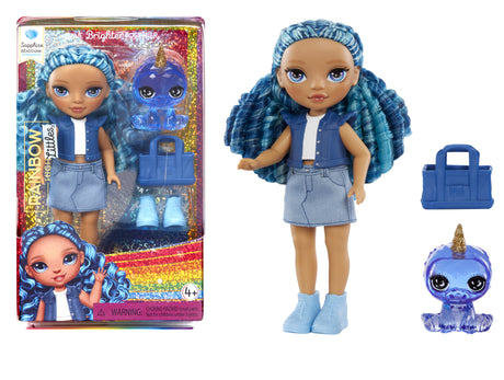Rainbow High Littles - Poupée 15cm + animal de compagnie - Bleu - Des 4ans