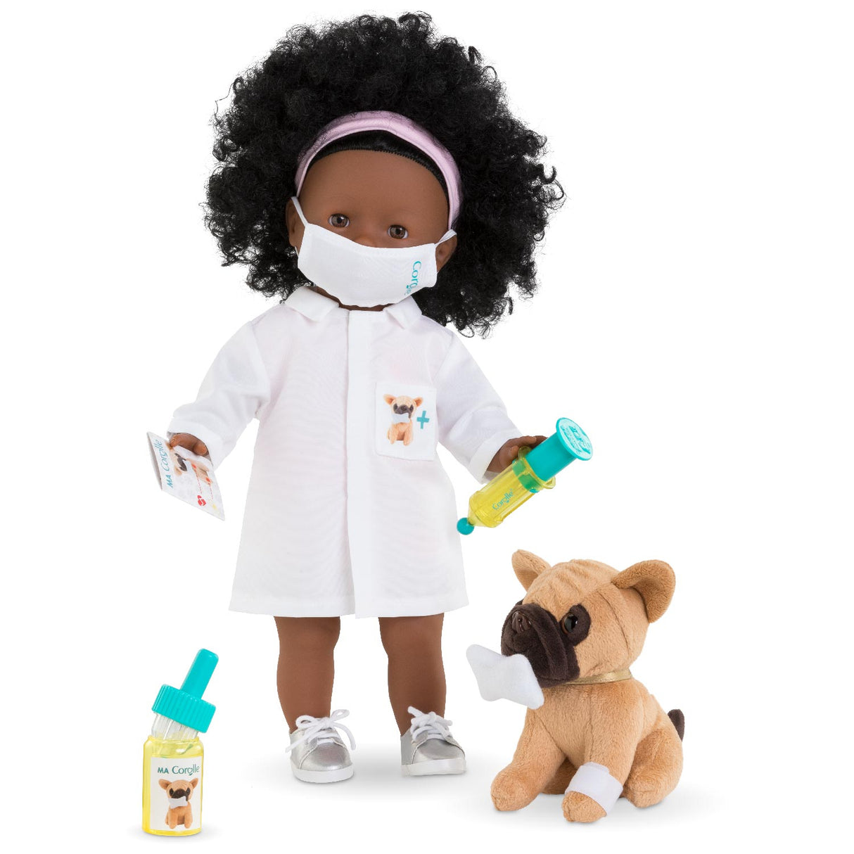 Accessoires poupée - COROLLE - Kit de Jeu Vétérinaire - Pour poupée 36 cm - 6 accessoires - Des 4 ans