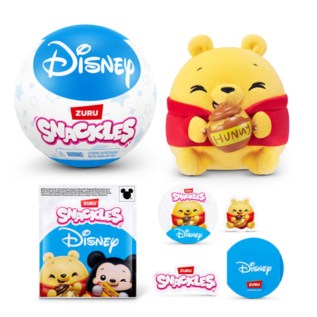 Capsule surprise - Peluche - ZURU - Snackles Disney - Modele aléatoire -13 cm - Des 3 ans