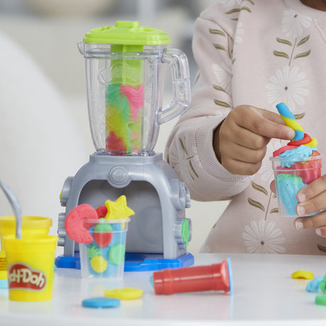 Play-Doh, Tourbillon de smoothies, jouet de cuisine factice avec pâte a modeler, loisirs créatifs pour enfants, Des 3 ans