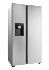 Réfrigérateur Américain - HAIER - HSW59F18EIMM - Classe E - 601 L - 36 dB - Platinium