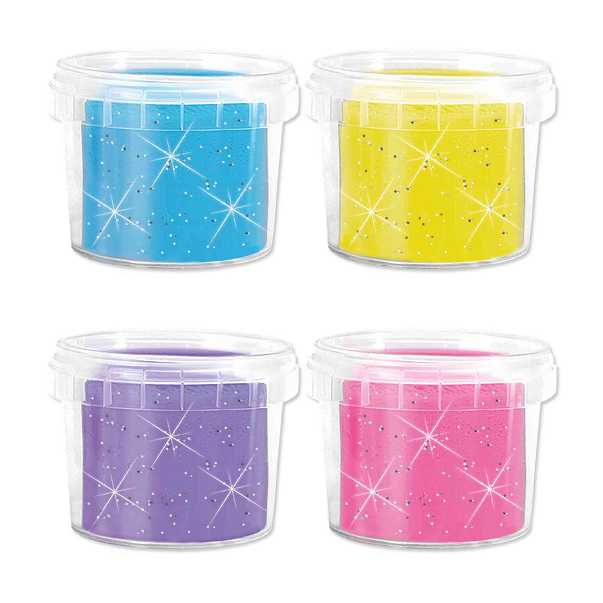 Pâte a modeler Feel good - SES CREATIVE - Dough - Scintillant (4x90gr) - Fabriqué aux Pays-Bas - Activité sensorielle bébé - Age :1+