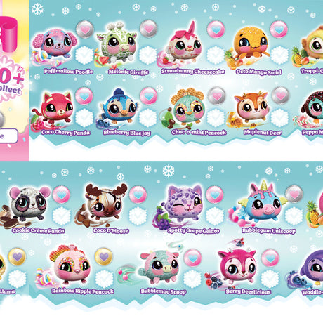 Animaux en peluche - COOKEEZ MAKERY - Yum Yumz Double Glace - Modele aléatoire
