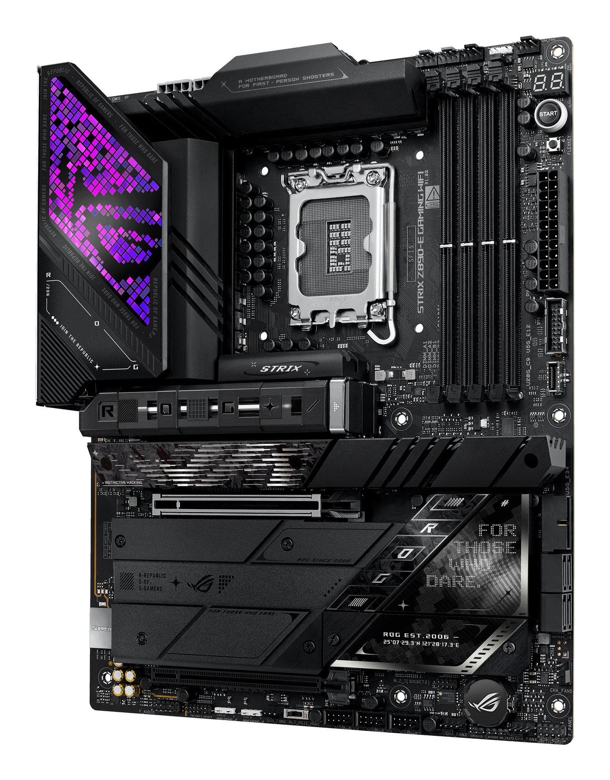 Carte mere - ASUS - STRIX Z890-E GAMING WIFI - Wi-Fi intégré - LGA1851 - ATX