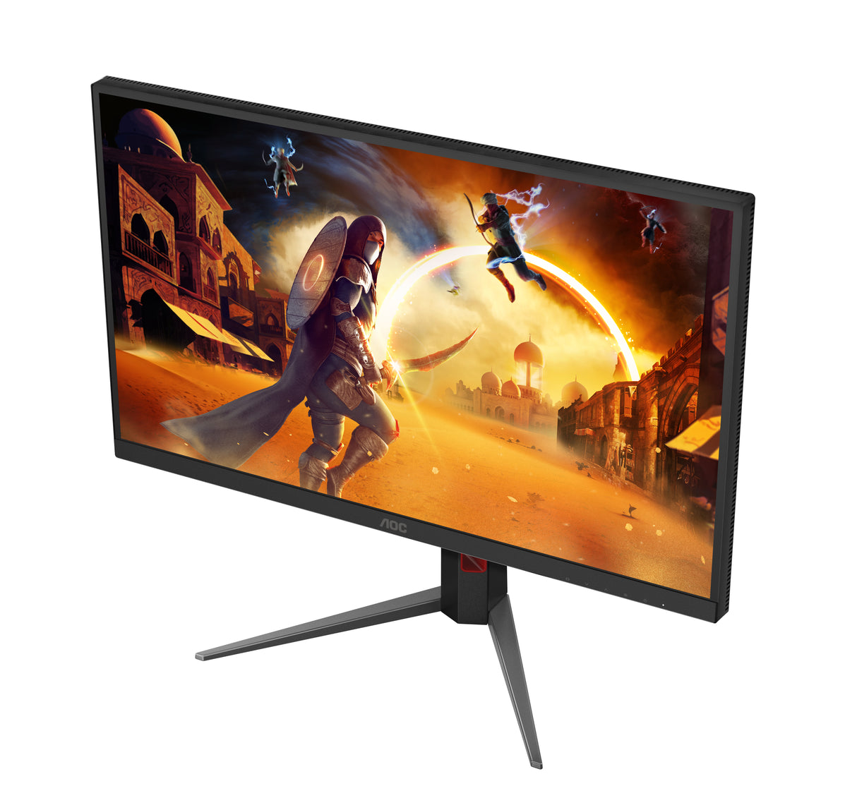 Ecran PC Gamer - AOC - 27'' - 4K/FHD - 160Hz/320Hz - Dalle MiniLED Fast IPS - 0,5ms - Réglable en hauteur - U27G4XM