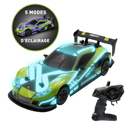 Voiture Télécommandée - EXOST - Flash Light 1:14 - 15 km/h - 31 -5 cm - vert - des 5 ans