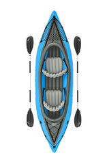 Kayak gonflable - BESTWAY - Cove Champion X2 Hydro-Force - 331x88cm - 2 places - 180kg max - 2 pagaies, 2 ailerons amovibles +