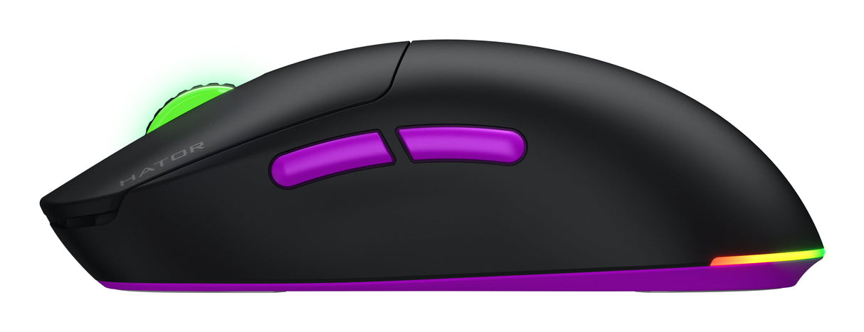 Souris sans fil Gamer Hator Quasar 3 Ultra RGB (Noir)