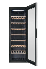 Cave a vin de vieillissement - HAIER HWS188GAE - Pose libre - 188 bouteilles - Mono zone - H185 x L59,5 cm - Noir