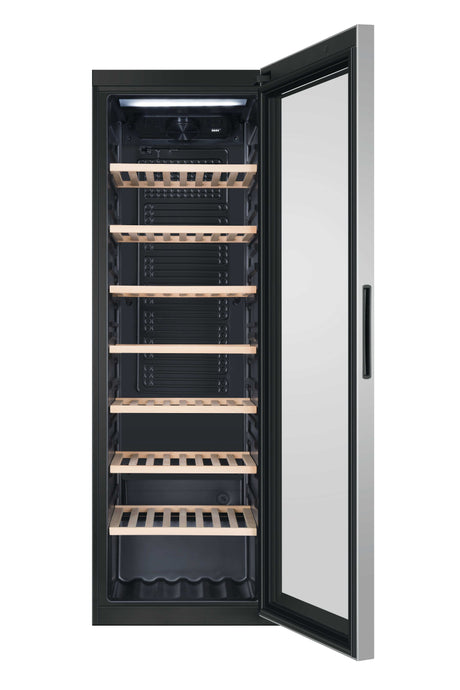 Cave a vin de vieillissement - HAIER HWS188GAE - Pose libre - 188 bouteilles - Mono zone - H185 x L59,5 cm - Noir