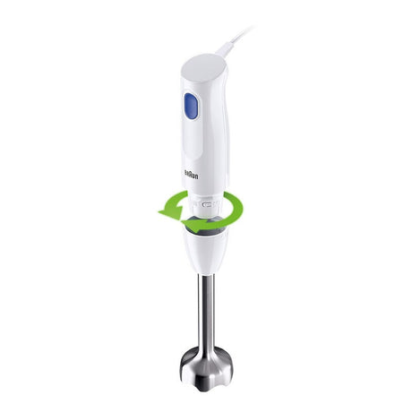 Mixeur plongeant - BRAUN - MultiQuick 1 MQ10.202M - 450 W - 1 vitesse - Blanc