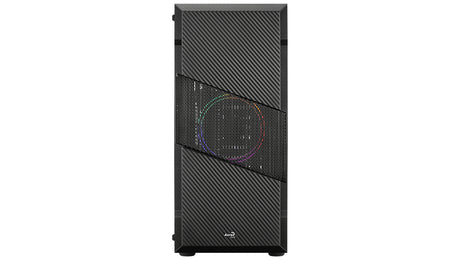 Boitier Moyen Tour ATX AeroCool Menace Saturn F RGB avec panneau vitré (Noir)