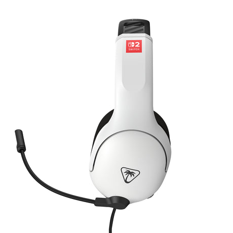 Casque gaming filaire - TURTLE BEACH - TBS-8003-05 - Airlite Fit - Sous licence officielle Nintendo pour Switch™ 2 - Noir & Blanc