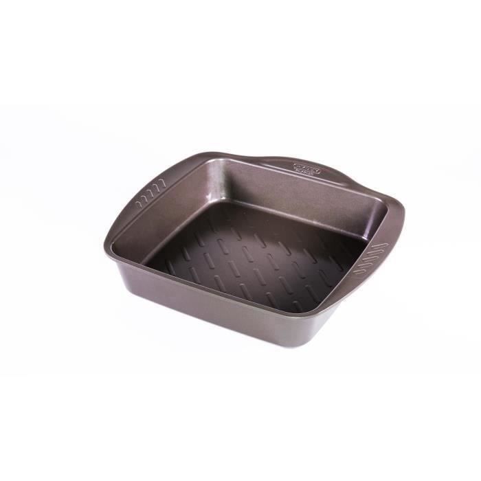 Plat a four - PYREX - 1452050 - Carré - En acier - 24x24cm