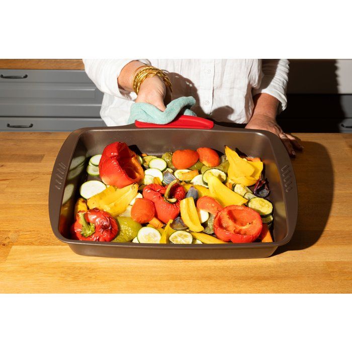 Plat a four - PYREX - 1452052 - Rectangulaire - En acier - 30 x 24 cm