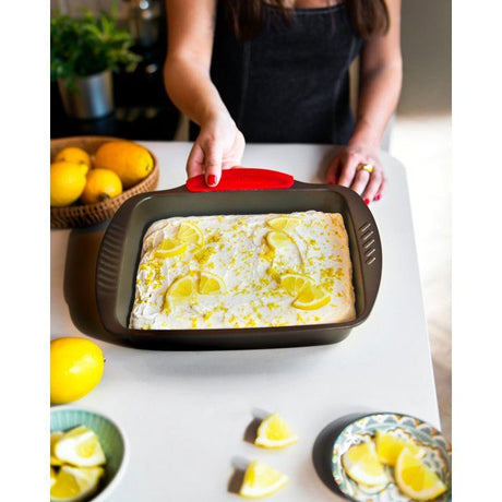 Plat a four - PYREX - 1452052 - Rectangulaire - En acier - 30 x 24 cm