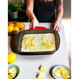 Plat a four - PYREX - 1452052 - Rectangulaire - En acier - 30 x 24 cm