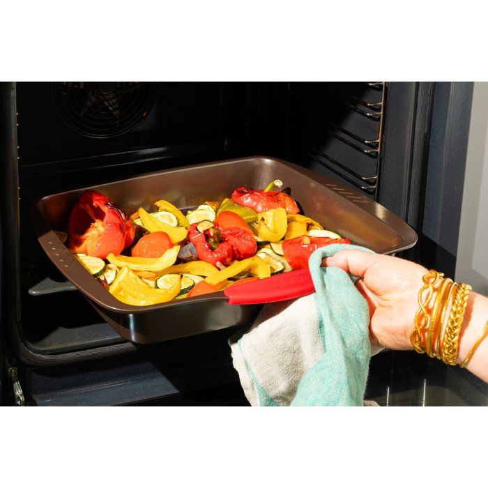 Plat a four - PYREX - 1452053 - Rectangulaire - En acier - 35 x 27 cm