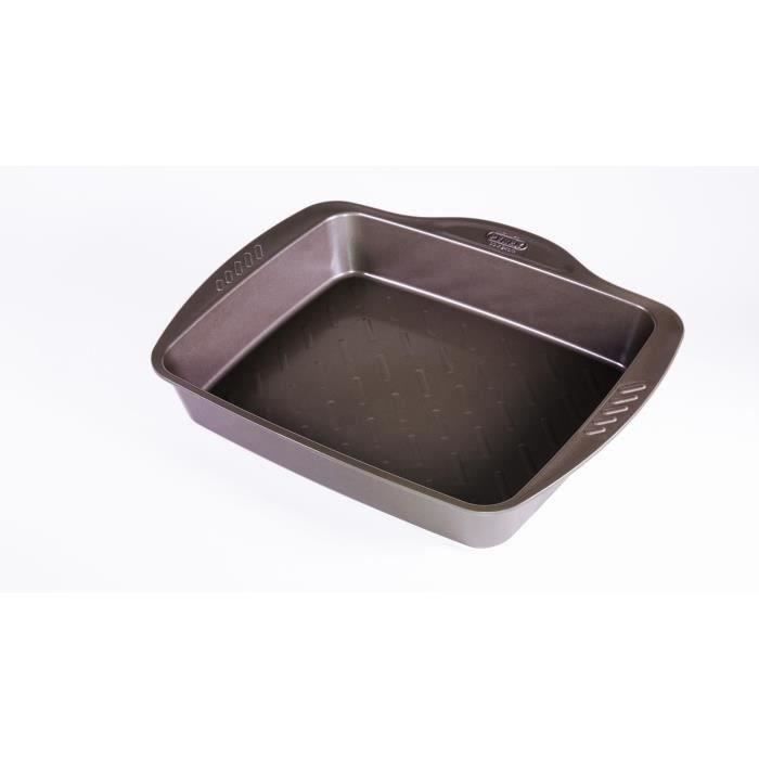 Plat a four - PYREX - 1452053 - Rectangulaire - En acier - 35 x 27 cm