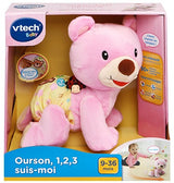 VTECH BABY - Ourson, 1,2,3 Suis-Moi - Rose