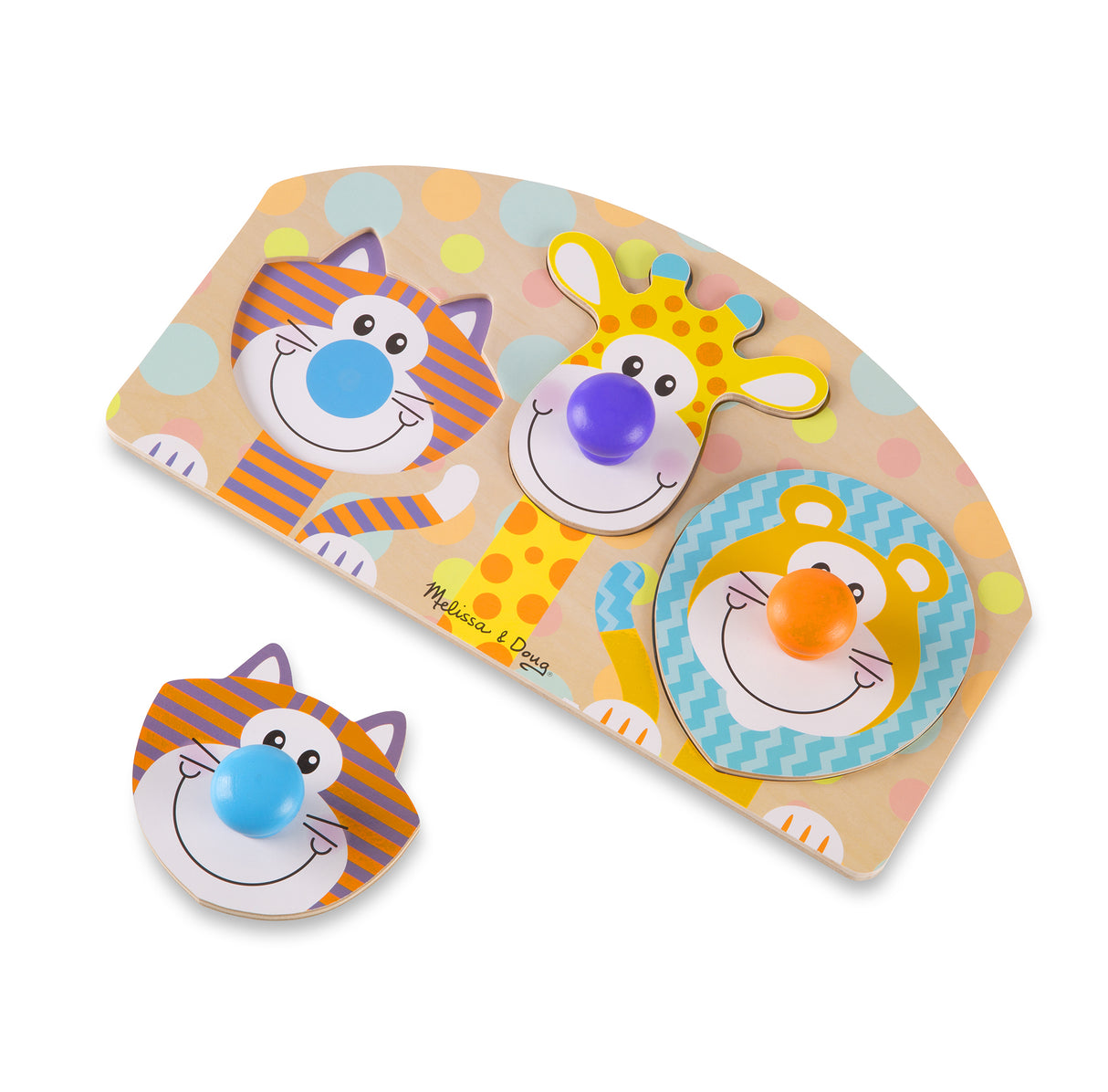 Puzzle en bois Melissa & Doug - Animaux Safari