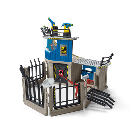 Grande station de recherche Dino, coffret de 72 pieces, jouets, Des 5 ans, Schleich 41462 Dinosaurs