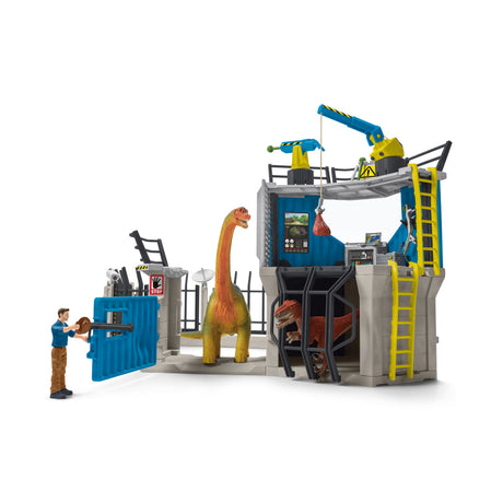 Grande station de recherche Dino, coffret de 72 pieces, jouets, Des 5 ans, Schleich 41462 Dinosaurs