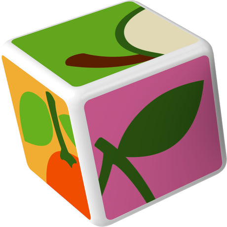 Blocs magnétiques - GEOMAG - Magicube 131 - 7 pieces - Fruits imprimés - Cartes incluses