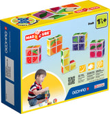 Blocs magnétiques - GEOMAG - Magicube 131 - 7 pieces - Fruits imprimés - Cartes incluses