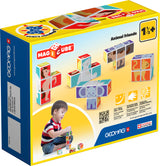 Blocs magnétiques - GEOMAG - Magicube 132 - 7 pieces - Animaux imprimés - Cartes incluses