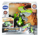 VTECH - Switch & Go Dinos - Drex, Super T-Rex (Jeep) - T-Rex interactif a transformer en Jeep tout terrain