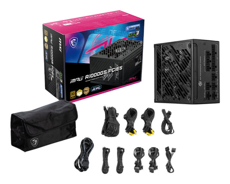 Alimentation ATX MSI MPG A1000GS PCIe5 - 1000W (Noir)