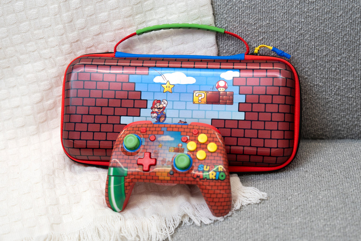 Etui de voyage PlayTrek - Turtle Beach - Mario Bricks - Nintendo Switch 2