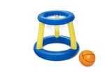 Jeu de piscine Panier de Basket flottant - BESTWAY - 52418 - Ballon, 3 anneaux, diametre 61 cm