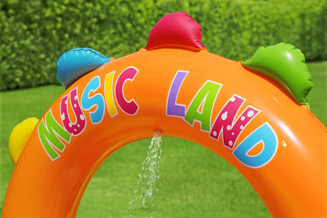 Aire de jeu gonflable - Bestway - Sing'n Splash - 295 x 190 x 137 cm - pataugeoire
