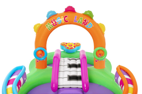 Aire de jeu gonflable - Bestway - Sing'n Splash - 295 x 190 x 137 cm - pataugeoire