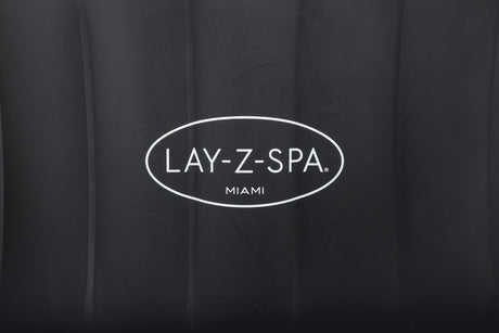 Spa gonflable BESTWAY - Lay-Z-Spa Miami - 120 airjets - 180 x 66 cm - 2 a 4 places - Rond (couverture, cartouche, diffuseur)