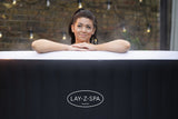 Spa gonflable BESTWAY - Lay-Z-Spa Miami - 120 airjets - 180 x 66 cm - 2 a 4 places - Rond (couverture, cartouche, diffuseur)