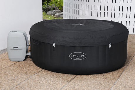 Spa gonflable BESTWAY - Lay-Z-Spa Miami - 120 airjets - 180 x 66 cm - 2 a 4 places - Rond (couverture, cartouche, diffuseur)