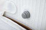 Spa gonflable BESTWAY - Lay-Z-Spa Helsinki - 180 airjets - 180 x 66 cm - 5 a 7 places - Rond (couverture, cartouche, diffuseur)