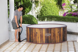 Spa gonflable BESTWAY - Lay-Z-Spa Helsinki - 180 airjets - 180 x 66 cm - 5 a 7 places - Rond (couverture, cartouche, diffuseur)
