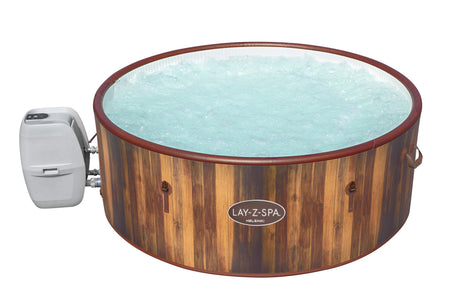 Spa gonflable BESTWAY - Lay-Z-Spa Helsinki - 180 airjets - 180 x 66 cm - 5 a 7 places - Rond (couverture, cartouche, diffuseur)