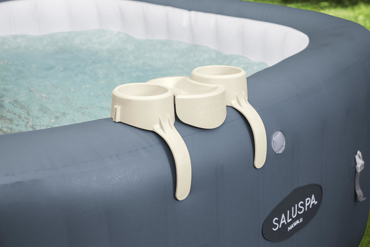 Porte-Boisson pour Lay-Z-Spa - BESTWAY - Compatible tous Lay-Z-Spa sauf Vancouver et Helsinki - Gris