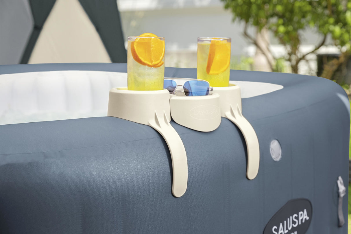 Porte-Boisson pour Lay-Z-Spa - BESTWAY - Compatible tous Lay-Z-Spa sauf Vancouver et Helsinki - Gris