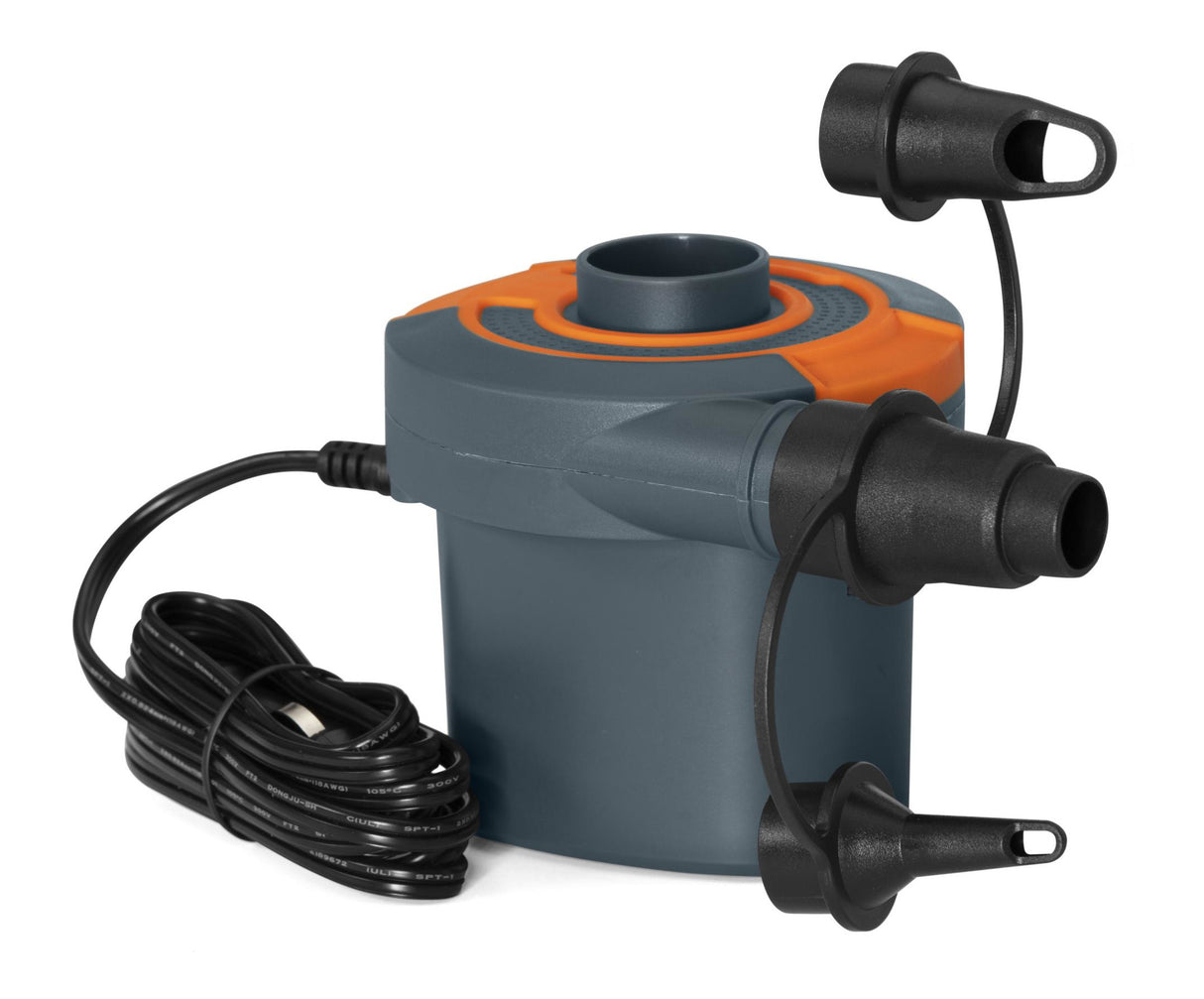 BESTWAY Pompe a air électrique / gonfleur Sidewinder branchement secteur et allume-cigares - 490 L/mn