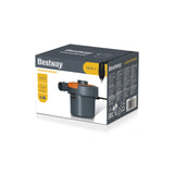 BESTWAY Pompe a air électrique / gonfleur Sidewinder branchement secteur et allume-cigares - 490 L/mn
