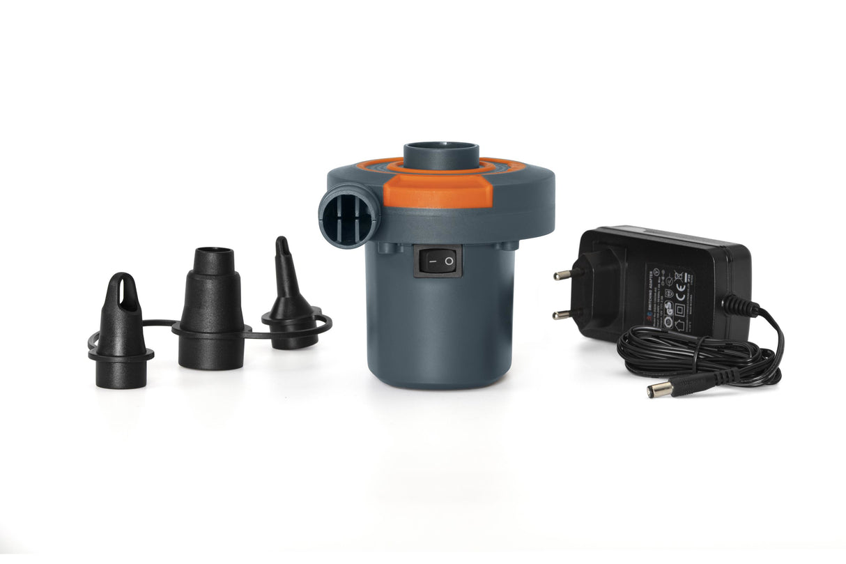 BESTWAY Pompe a air électrique / gonfleur Sidewinder branchement secteur et allume-cigares - 490 L/mn