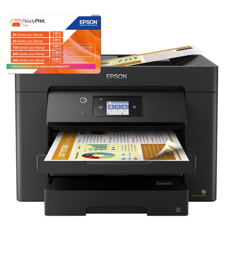 Imprimante multifonctions - EPSON - WorkForce WF-7830DTW - Wi-Fi - Jet d'encre (couleur) - Noir